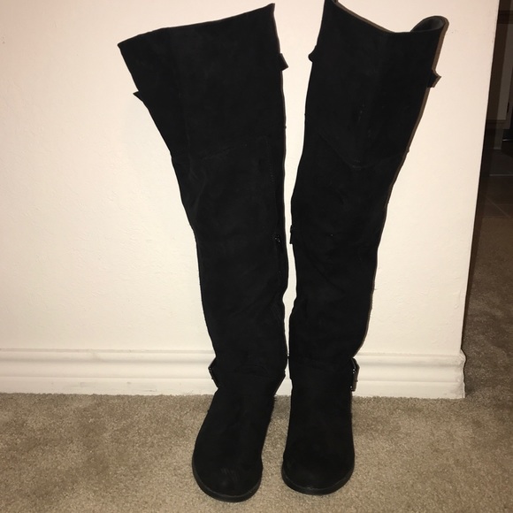 torrid black over the knee boots